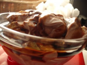 מוס שוקולד שיש קרם גבינה-פירגה