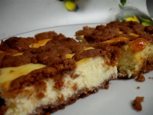 עוגת גבינה שוקולית